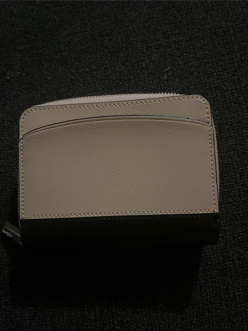 kate spade Two-Tone Zip Wallet - Blush & Black - Picture 2 of 14
